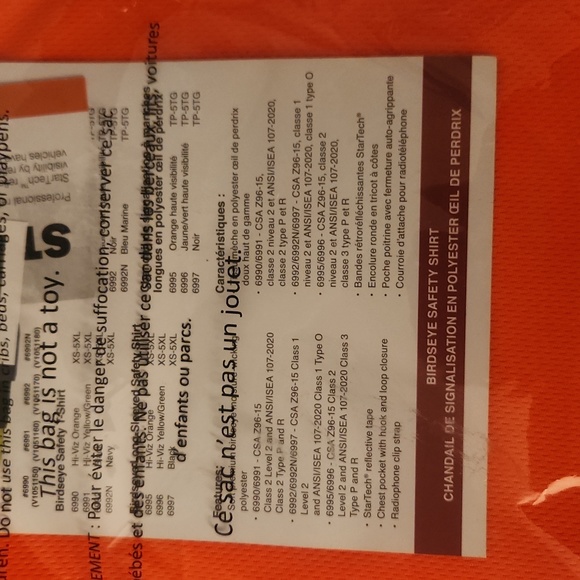 Birdseye safety shirt - Picture 4 of 4